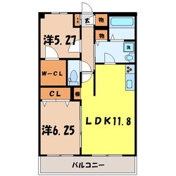 Sunpersimmon～ｻﾝﾊﾟｰｼﾓﾝ（熊谷市別府）の物件間取画像